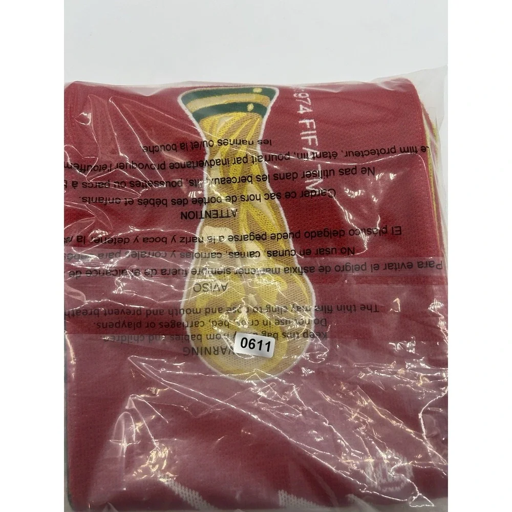 Vintage Coca Cola FIFA World Cup 2006 Scarf Germany Fan Schal Knit Memorabilia